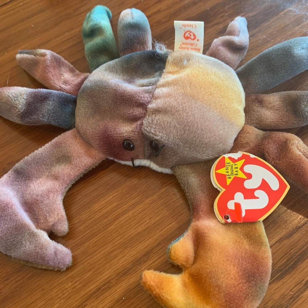 Ty Beannie baby - Claude the crab🦀